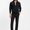 Slim-fit chinos in stretch-cotton satin