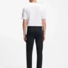 Slim-fit chinos in stretch-cotton satin
