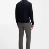 Slim-fit chinos in stretch-cotton satin Slim-fit chinos in stretch-cotton satin