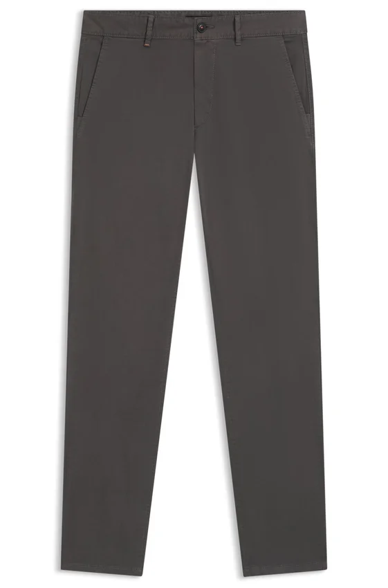 Slim-fit chinos in stretch-cotton satin Slim-fit chinos in stretch-cotton satin