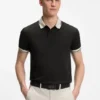 Slim-fit cotton polo shirt