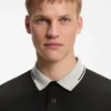 Slim-fit cotton polo shirt