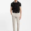 Slim-fit cotton polo shirt