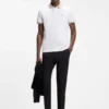 Slim-fit cotton polo shirt