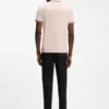 Slim-fit cotton polo shirt