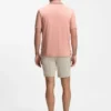 Slim-fit cotton polo shirt with striped collar