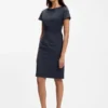 Slim-fit dress in Italian stretch wool Slim-fit dress in Italian stretch wool