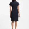Slim-fit dress in Italian stretch wool Slim-fit dress in Italian stretch wool