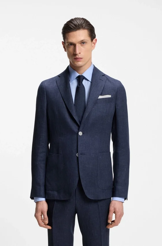 Slim-fit jacket in a linen blend Slim-fit jacket in a linen blend