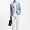 Slim-fit jacket in a linen blend Slim-fit jacket in a linen blend