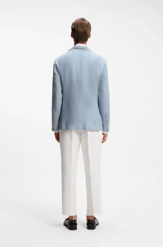 Slim-fit jacket in a linen blend Slim-fit jacket in a linen blend