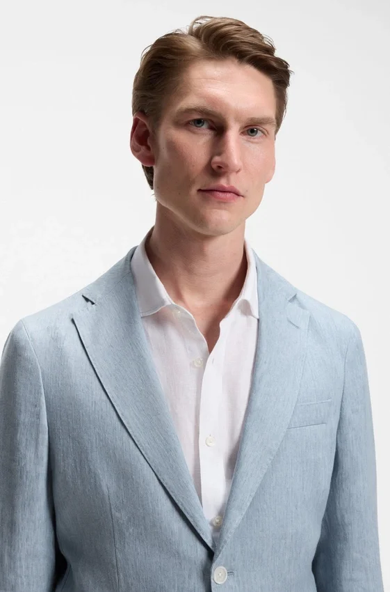 Slim-fit jacket in a linen blend Slim-fit jacket in a linen blend