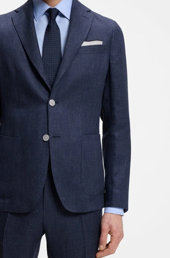 Slim-fit jacket in a linen blend Slim-fit jacket in a linen blend