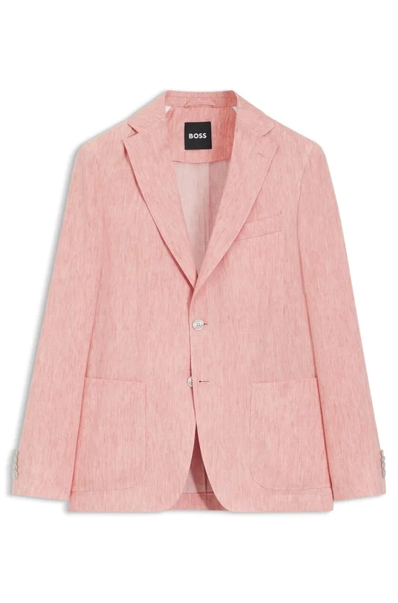 Slim-fit jacket in a linen blend Slim-fit jacket in a linen blend