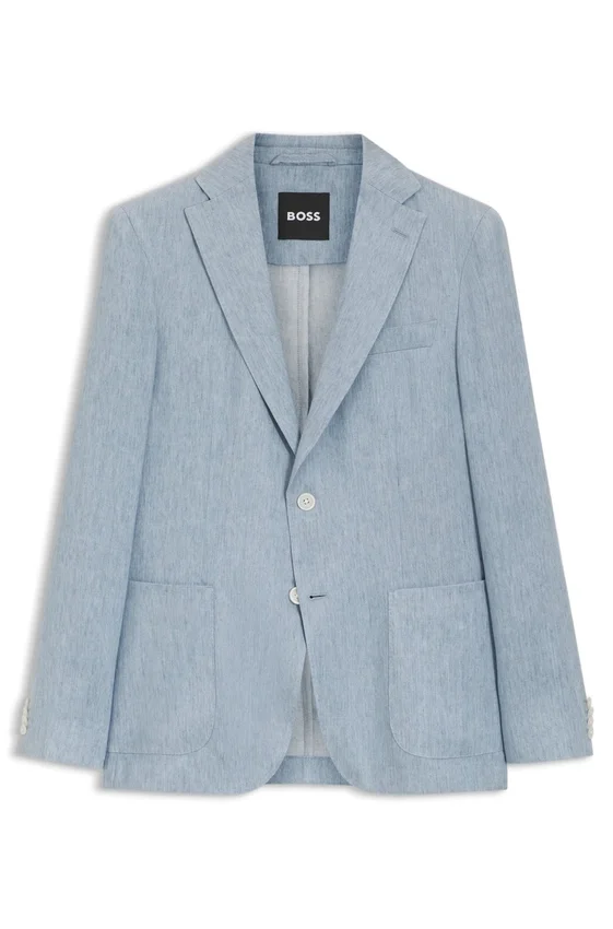 Slim-fit jacket in a linen blend Slim-fit jacket in a linen blend