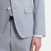 Slim-fit jacket in patterned chiffon