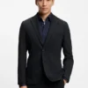 Slim-fit jacket in performance-stretch fabric