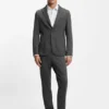 Slim-fit jacket in performance-stretch fabric