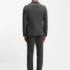 Slim-fit jacket in performance-stretch fabric