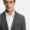 Slim-fit jacket in performance-stretch fabric
