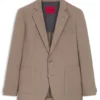 Slim-fit jacket in stretch cotton