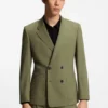 Slim-fit jacket in stretch ripstop