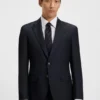 Slim-fit jacket in stretch wool