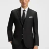 Slim-fit jacket in stretch wool