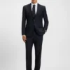 Slim-fit jacket in stretch wool
