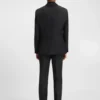 Slim-fit jacket in stretch wool