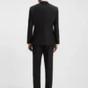 Slim-fit jacket in stretch wool