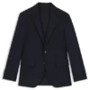 Slim-fit jacket in stretch wool