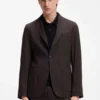 Slim-fit jacket in Tech Linen