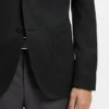 Slim-fit jacket in virgin wool and silk