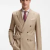 Slim-fit jacket in virgin wool serge Slim-fit jacket in virgin wool serge