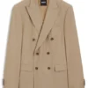 Slim-fit jacket in virgin wool serge Slim-fit jacket in virgin wool serge