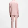 Slim-fit jacket in virgin wool, silk and linen Slim-fit jacket in virgin wool, silk and linen
