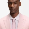 Slim-fit jacket in virgin wool, silk and linen Slim-fit jacket in virgin wool, silk and linen