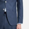 Slim-fit jacket in virgin wool, silk and linen Slim-fit jacket in virgin wool, silk and linen