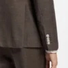 Slim-fit jacket in virgin wool, silk and linen Slim-fit jacket in virgin wool, silk and linen