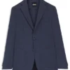 Slim-fit jacket in washable virgin wool Slim-fit jacket in washable virgin wool