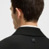 Slim-fit jacket in wool-blend poplin