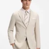 Slim-fit jacket in wool-blend seersucker Slim-fit jacket in wool-blend seersucker