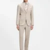 Slim-fit jacket in wool-blend seersucker Slim-fit jacket in wool-blend seersucker