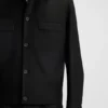 Slim-fit jacket in wool-blend twill
