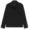 Slim-fit jacket in wool-blend twill