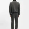 Slim-fit jacket in wrinkle-resistant fabric