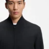 Slim-fit jacket in wrinkle-resistant fabric