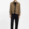 Slim-fit jacket in wrinkle-resistant twill Slim-fit jacket in wrinkle-resistant twill