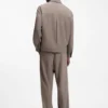 Slim-fit jacket in wrinkle-resistant twill